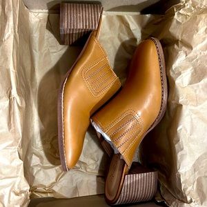 Madewell - the Carey Mule in Leather - womens 6.5